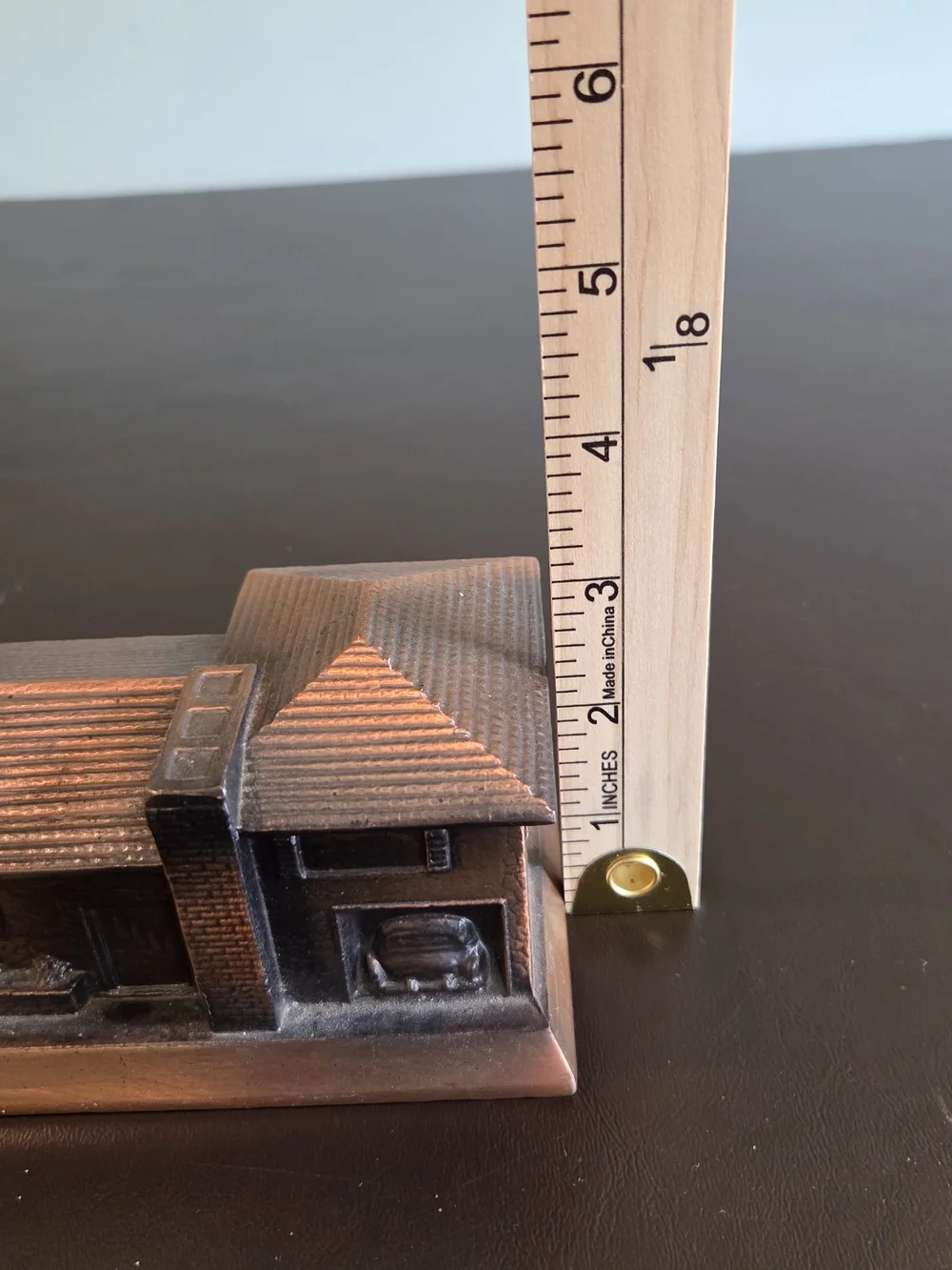 Vintage Banthrico Chicago House Coin Bank Hobart Federal Savings Promotion